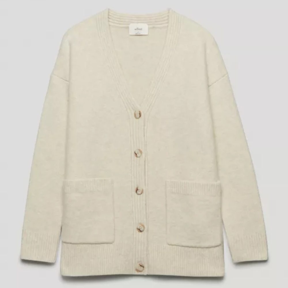 Aritzia Wilfred Pisa cardigan coat sweater Size L